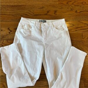 Wit & Wisdom Women's Cream Skinny Jeans